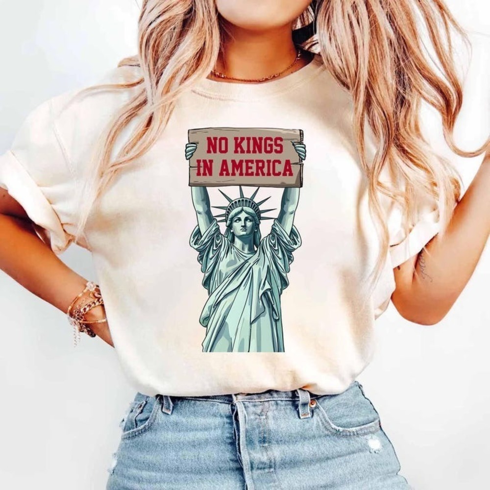 No Kings In America Shirt, No Kings White Shirt